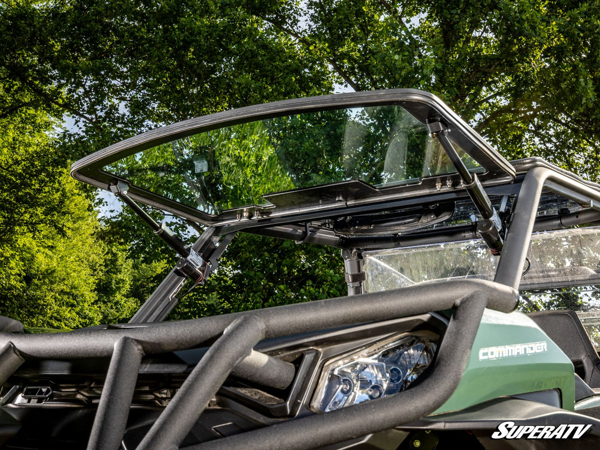 Can-Am Maverick Trail MaxDrive Power Flip Glass Windshield – fits Can-Am Maverick Trail 700 / 800 / 1000 (view 4)