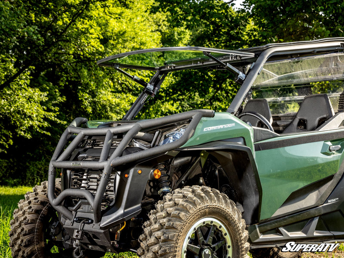 Can-Am Maverick Sport MaxDrive Power Flip Glass Windshield – fits Can-Am Maverick Sport 2-Seat (view 5)