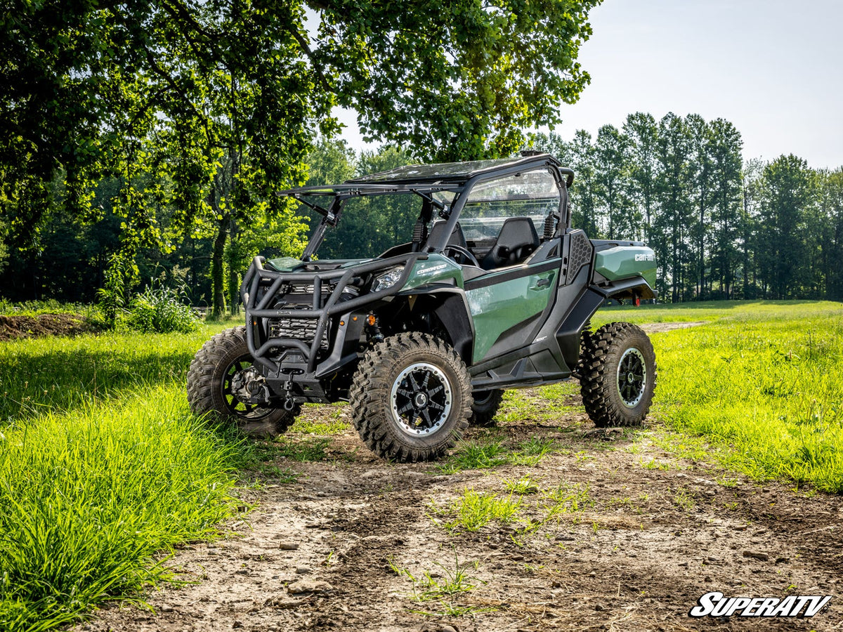 Can-Am Commander MaxDrive Power Flip Glass Windshield