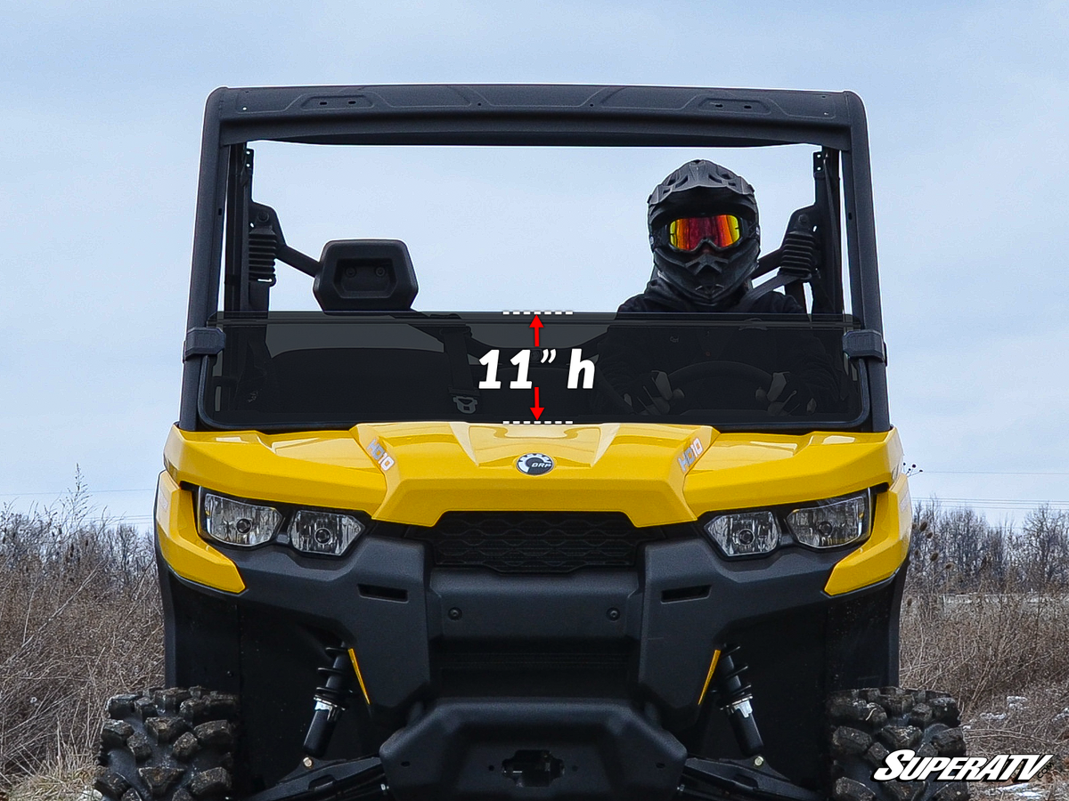 Can-Am Defender HD8 Half Windshield – fits Can-Am Defender MAX HD8