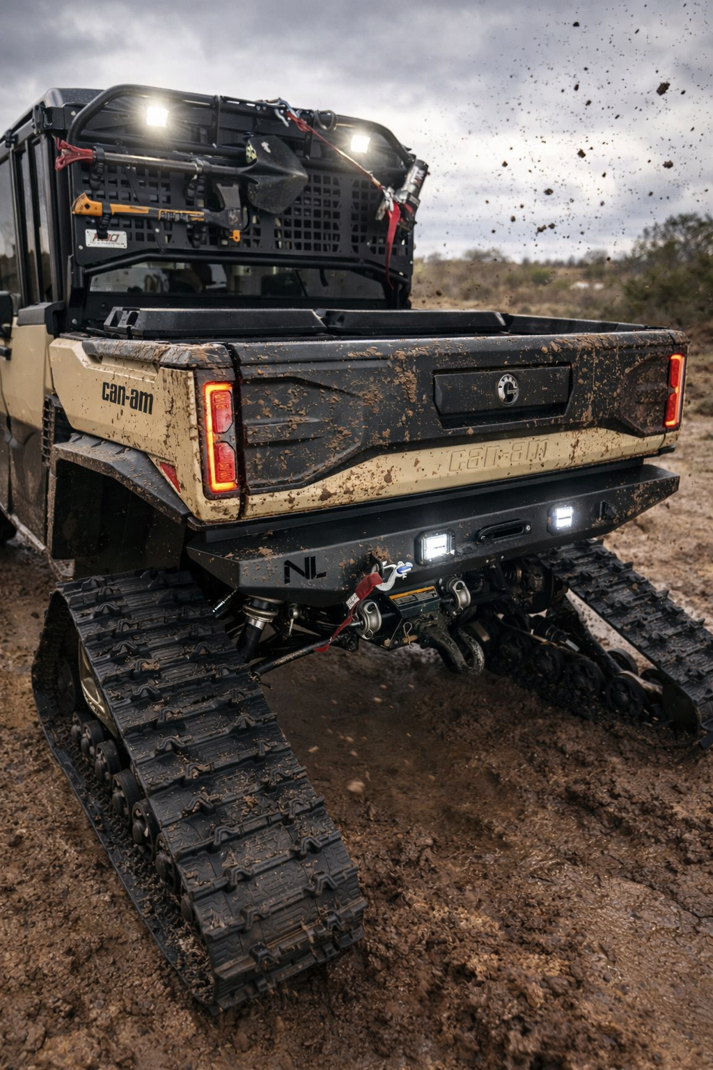 No Limit Rear Winch Bumper with LED Lights - Can-Am Defender HD11 (2026+)
