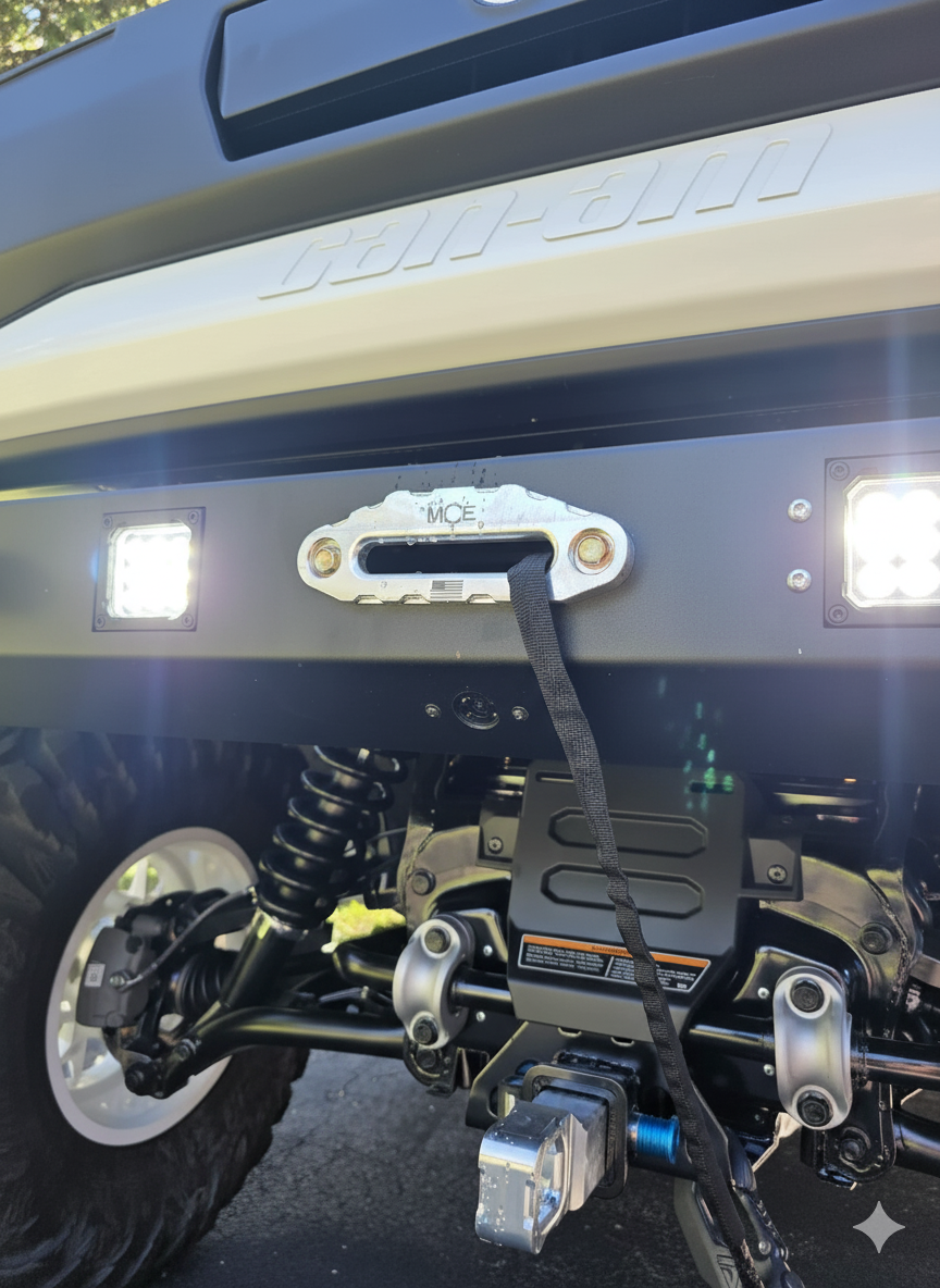 No Limit Rear Winch Bumper with LED Lights - Can-Am Defender HD11 (2026+)