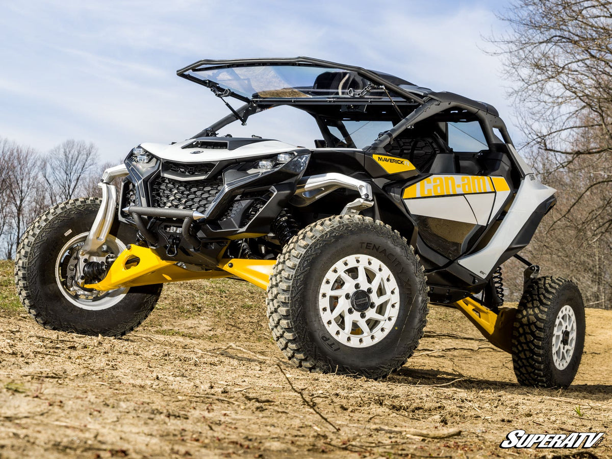 Can-Am Maverick R Scratch-Resistant Flip Windshield – fits Can-Am Maverick R MAX