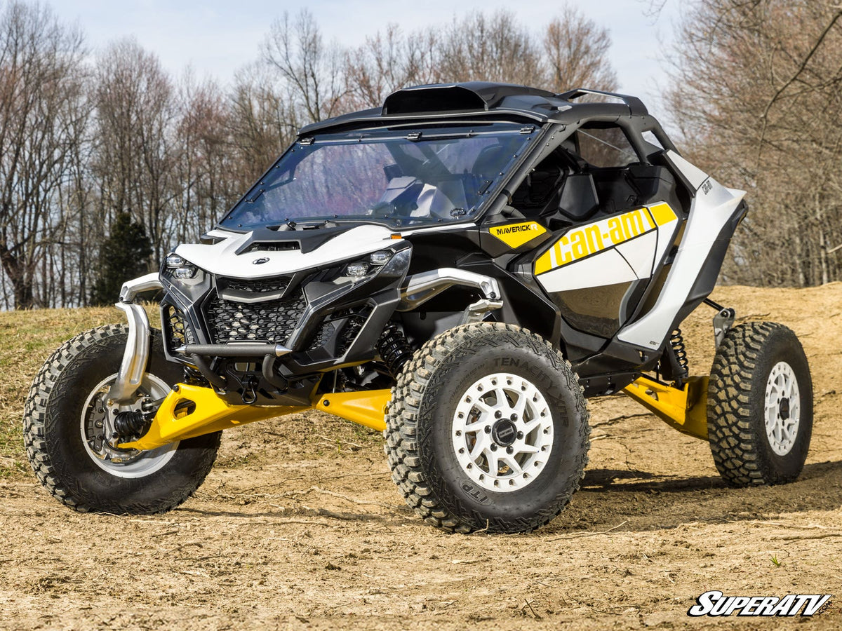 Can-Am Maverick R Scratch-Resistant Flip Windshield – fits Can-Am Maverick R 2-Seat (view 3)