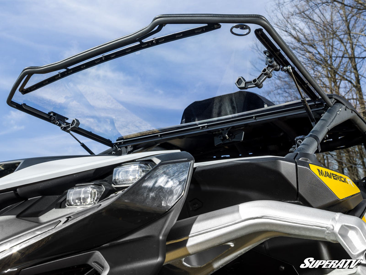 Can-Am Maverick R Scratch-Resistant Flip Windshield – fits Can-Am Maverick R MAX (view 6)