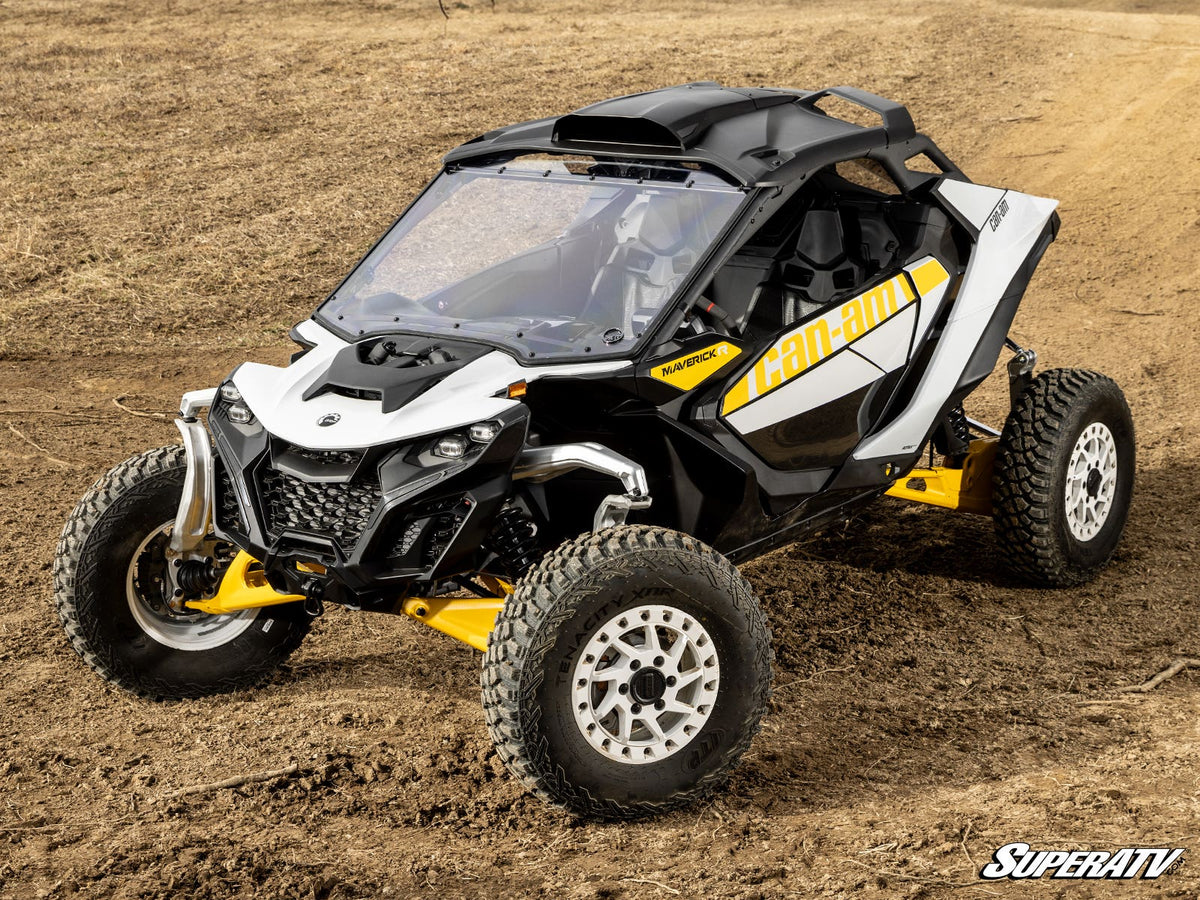 Can-Am Maverick R Scratch-Resistant Full Windshield – fits Can-Am Maverick R MAX