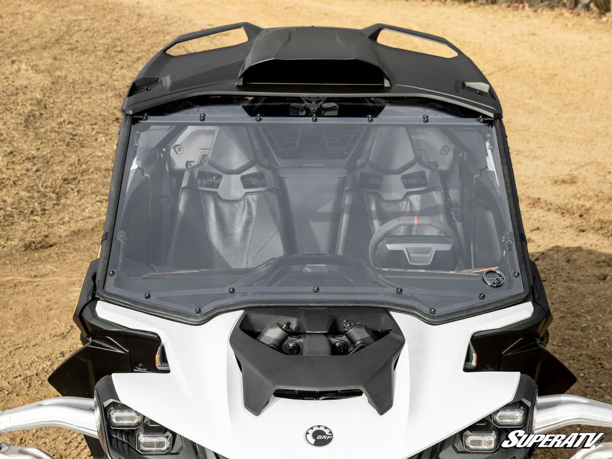 Can-Am Maverick R Scratch-Resistant Full Windshield – fits Can-Am Maverick R MAX (view 4)