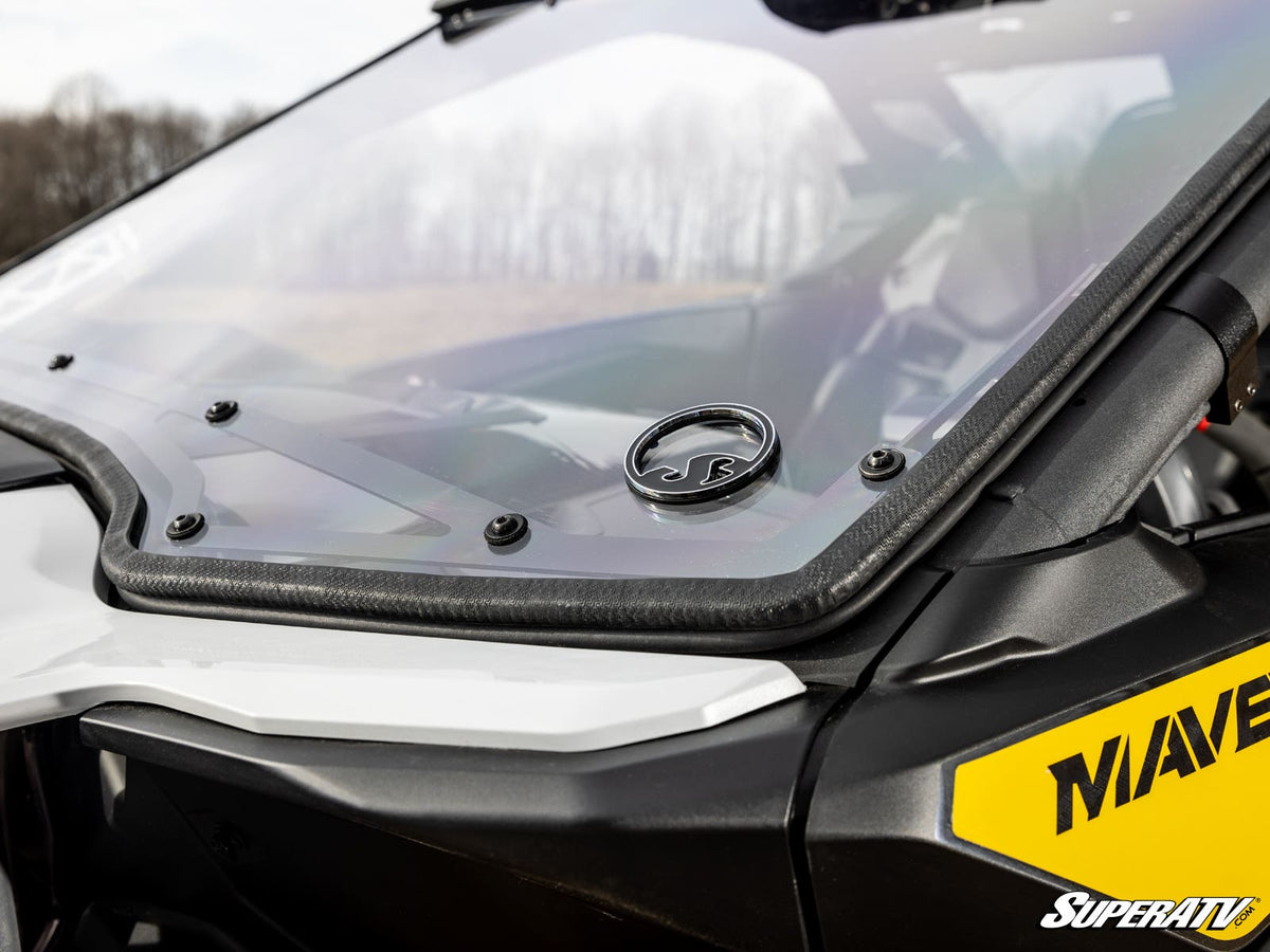 Can-Am Maverick R Scratch-Resistant Full Windshield – fits Can-Am Maverick R MAX (view 6)
