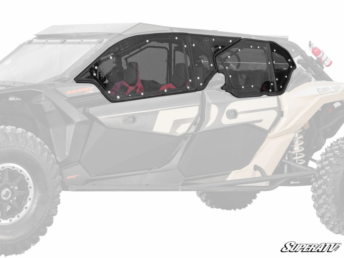 Can-Am Maverick X3 MAX Hard Cab Enclosure Upper Doors – fits Can-Am Maverick X3 2-Seat