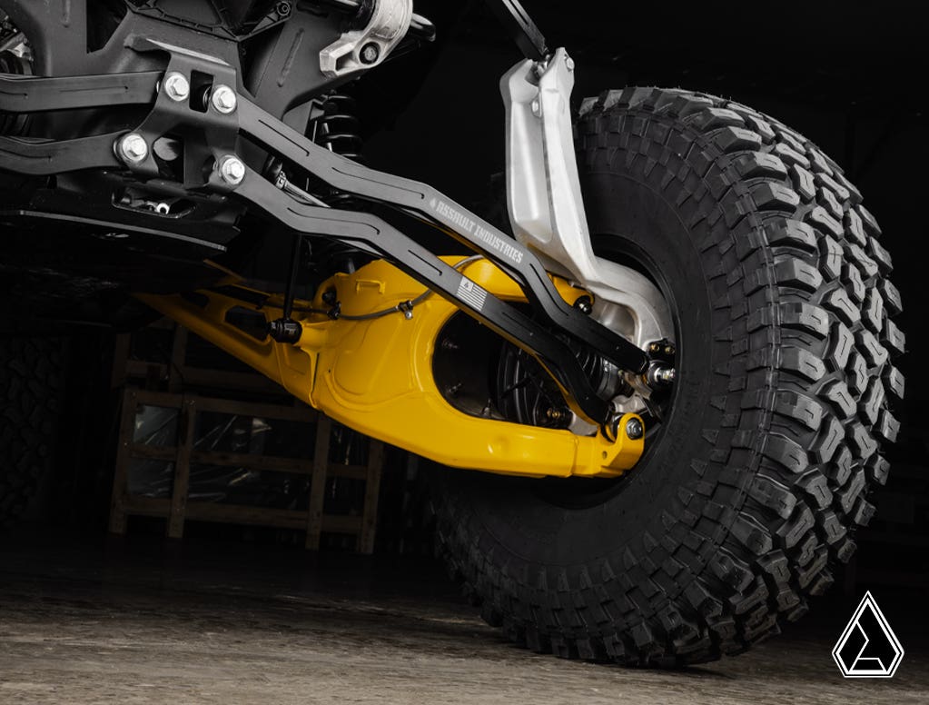 Assault Industries Can-Am Maverick R High-Clearance Billet Aluminum Radius Arms – fits Can-Am Maverick R MAX (view 4)
