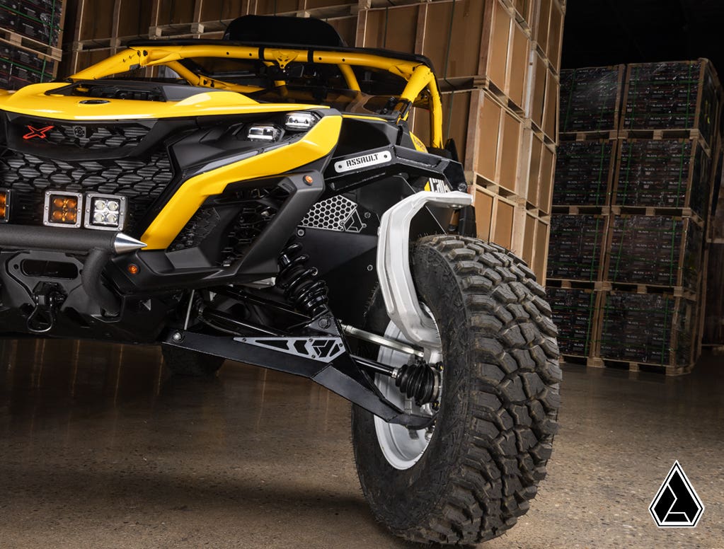 Assault Industries Can-Am Maverick R High-Clearance Boxed A-Arms – fits Can-Am Maverick R 2-Seat