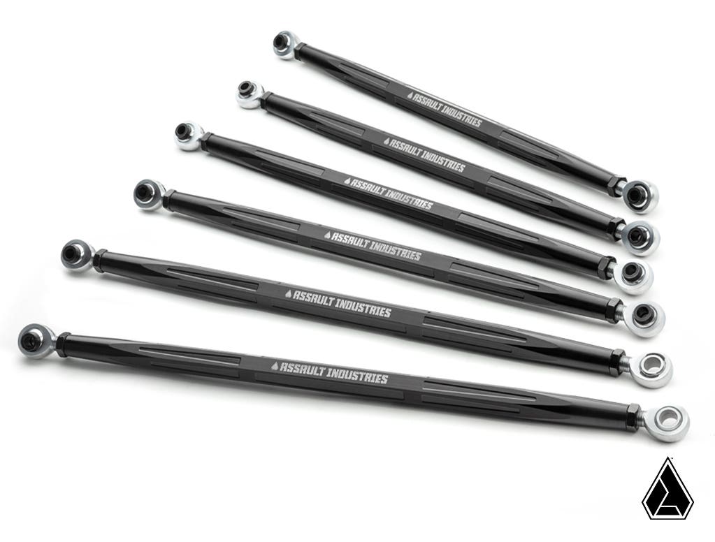 Assault Industries Can-Am Maverick R Turret Style Quick Camber Radius Rods – fits Can-Am Maverick R 2-Seat