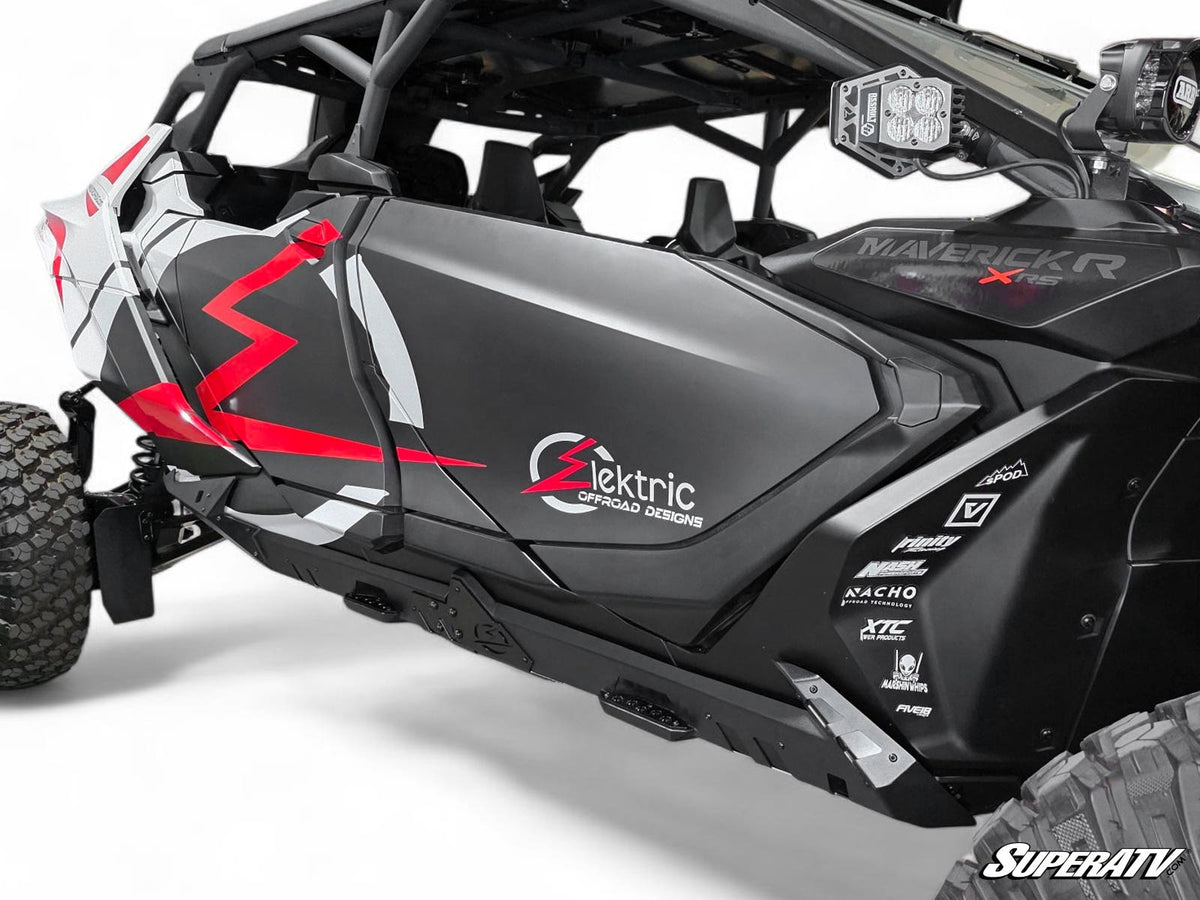 Elektric Offroad Can-Am Maverick R MAX Volt Rock Sliders – fits Can-Am Maverick R 2-Seat (view 3)