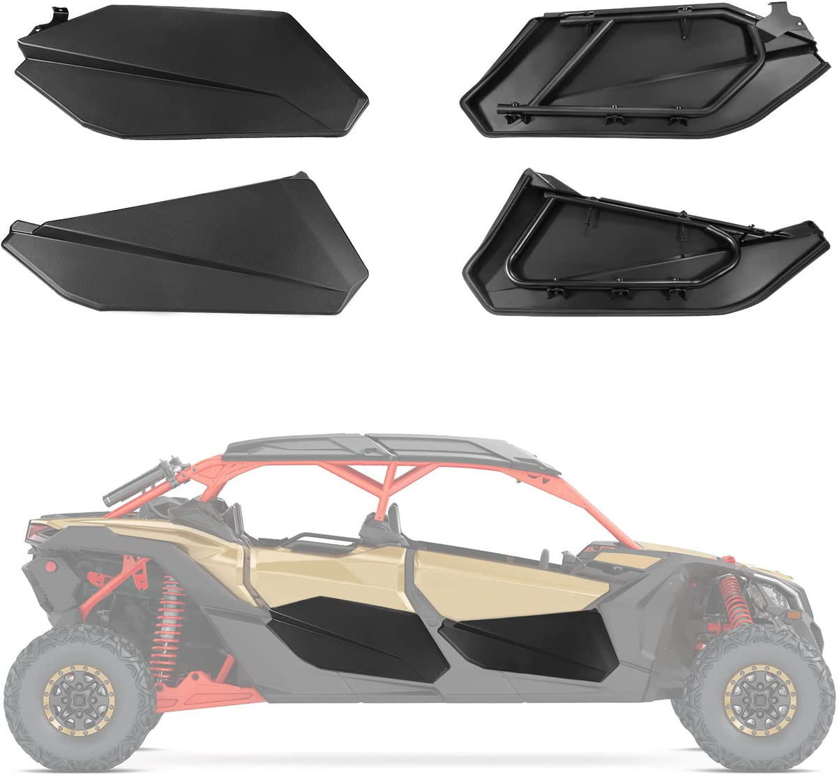 Front Lower Doors & Extended Fender Flares For Can-Am Maverick X3 MAX – fits Can-Am Maverick X3 MAX (view 3)