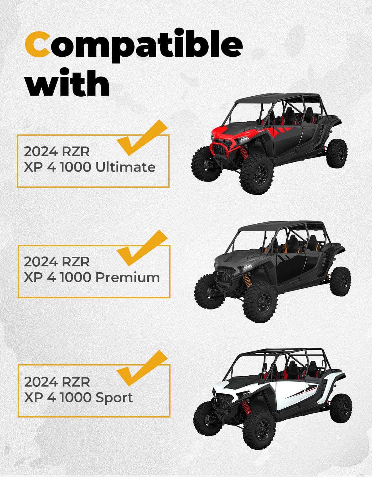 UTV Roof Aluminum Top for Polaris RZR XP 4 1000 2024-2025 – fits Polaris RZR XP 4 1000 (2024+) (view 6)