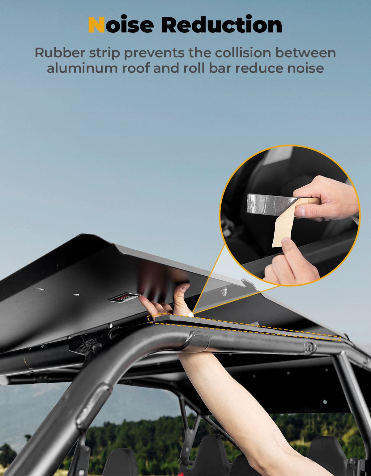 UTV Roof Aluminum Top for Polaris RZR XP 4 1000 2024-2025 – fits Polaris RZR XP 4 1000 (2024+) (view 7)