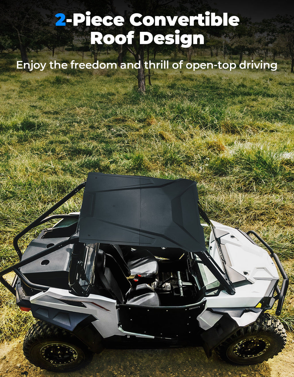 Combination Roof Top for Polaris RZR Trail S 900/ 1000 – fits Polaris RZR Trail S 1000