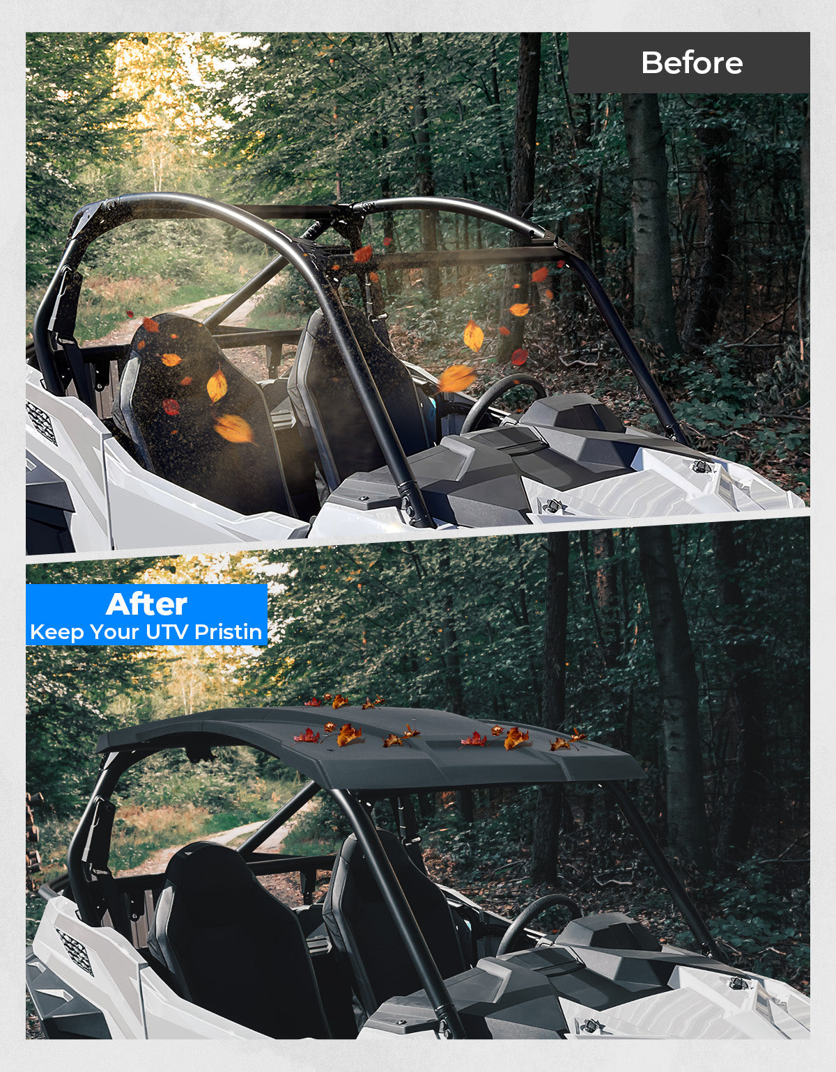 Combination Roof Top for Polaris RZR Trail S 900/ 1000 – fits Polaris RZR Trail S 900