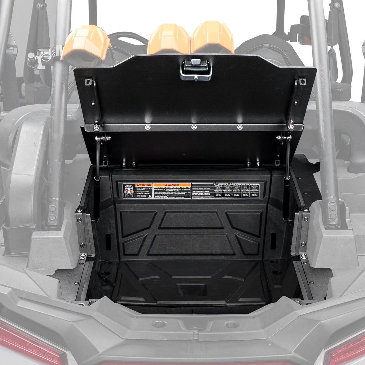 Aluminum UTV Trunk Bed Enclosure for Polaris RZR XP 1000 2014-2023 – fits Polaris RZR XP 1000 (2014-2023) (view 8)