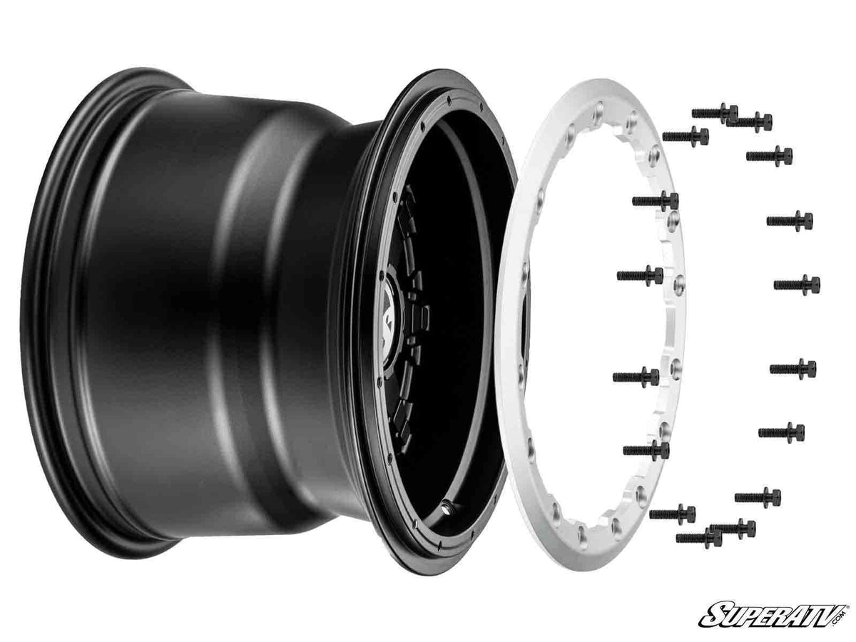 Standard XT Warrior Tires 35x10x15 on 15x10 Healy Lock Series Beadlock Wheels 4/137 Pattern
