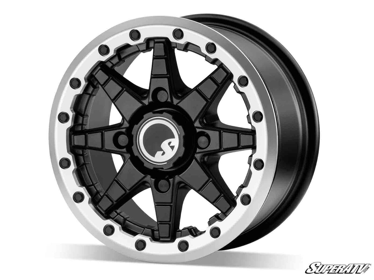Sticky XT Warrior Tires 35x10x15 on 15x7 Healy Lock Series Beadlock Wheels 4/156 Pattern