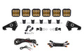 Diode Dynamics 20-Present Polaris RZR SS5 Sport CrossLink Roof - Yellow Combo Lightbar Kit