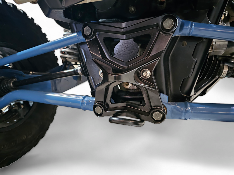 Elektric Offroad 2020-2024 Polaris RZR Pro XP Radius Rod Plate With Tow Hook Anodized Black