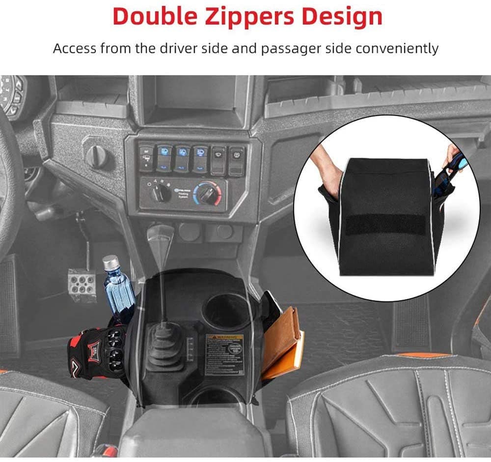 UTV Center Seats Storage Bag for Polaris General 2016-2024