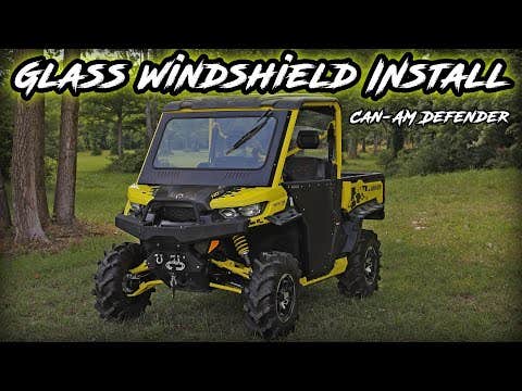 Can-Am Defender HD7 Glass Windshield – fits Can-Am Defender HD7 (view 5)