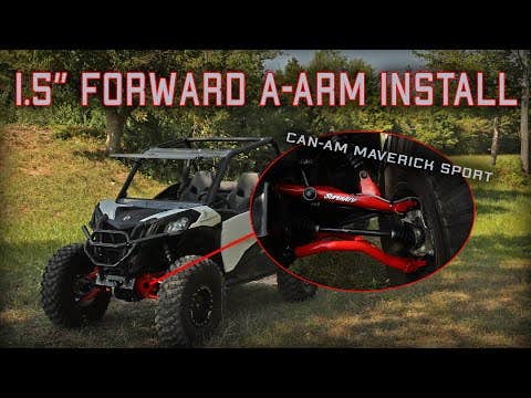 Can-Am Maverick Sport High Clearance 1.5" Forward Offset A-Arms – fits Can-Am Maverick Sport 2-Seat (view 7)