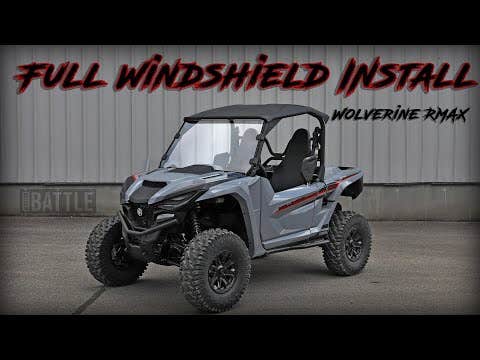 Yamaha Wolverine RMAX 1000 Scratch Resistant Full Windshield