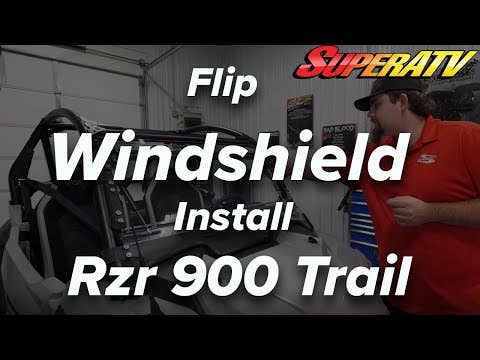 Polaris RZR Trail 900 Flip Windshield