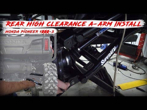 Honda Pioneer 1000 High Clearance 1.5" Offset Rear A-Arms – fits Honda Pioneer 1000-5 (2016-2025) (view 8)
