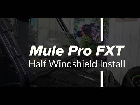 Kawasaki Mule Pro Half Windshield