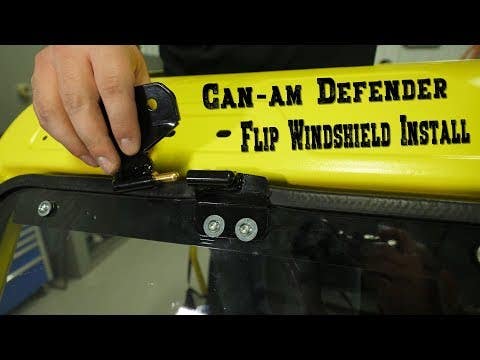 Can-Am Defender HD10 Flip Windshield