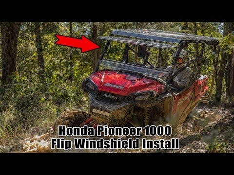 Honda Pioneer 1000 Flip Windshield