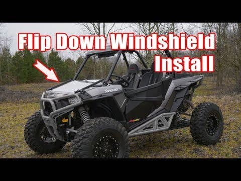 Polaris RZR XP 1000 Flip Down Windshield
