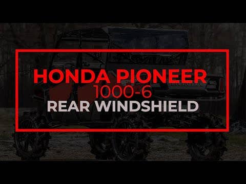 Honda Pioneer 1000-6 Rear Windshield – fits Honda Pioneer 1000-6 (view 7)