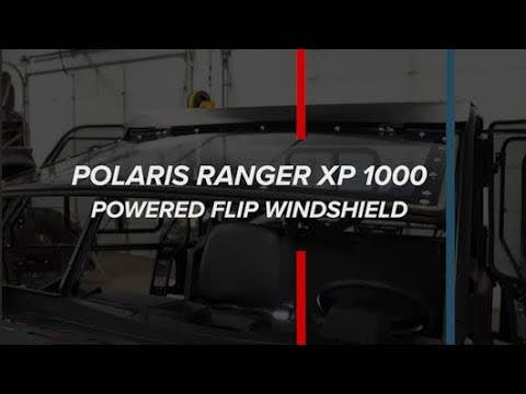 Polaris Ranger XP 900 Powered Flip Windshield