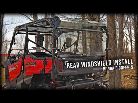 Honda Pioneer 1000 Rear Windshield