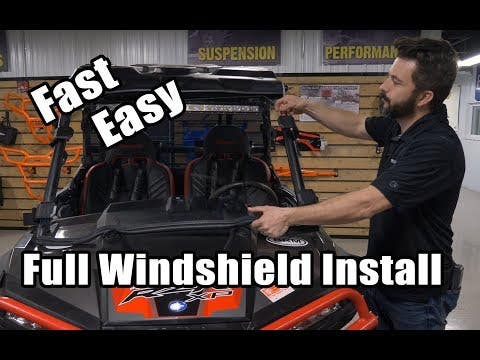 CFMOTO ZForce 500 Scratch-Resistant Full Windshield