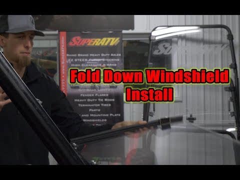 Polaris General XP 1000 Flip Down Windshield