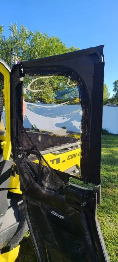 Offroad Armor Can-Am Defender Framed Soft Upper Doors — MCE Offroad, view 3