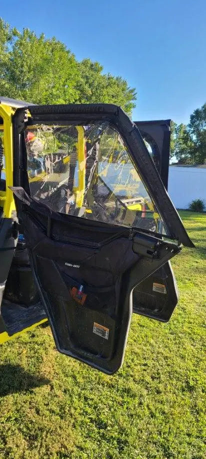 Offroad Armor Can-Am Defender Framed Soft Upper Doors — MCE Offroad, view 2