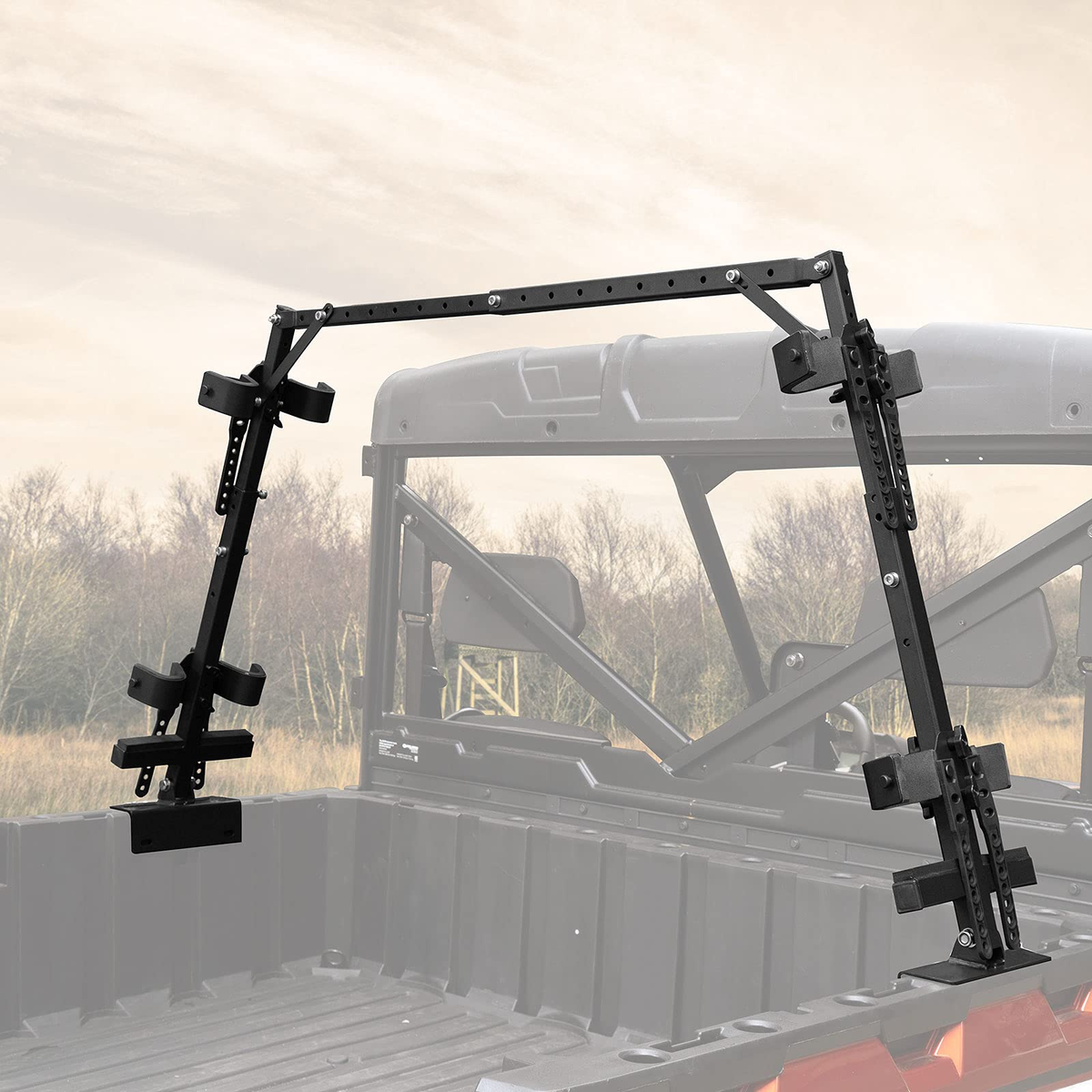 UTV Sporting Clays Shotgun Holders for Polaris Ranger General Pioneer Golf Cart – fits Polaris General 1000