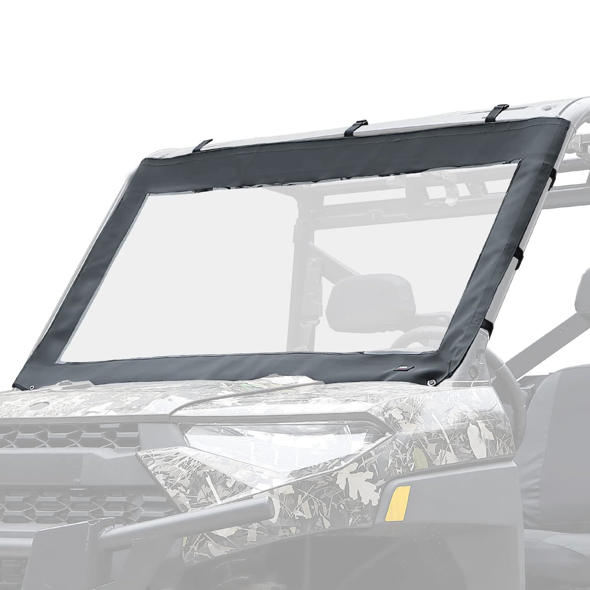 Soft Front Windshield, PVC Waterproof Panel for Ranger XP 1000 / Crew 2017-2024 – fits Polaris Ranger Crew XP 1000