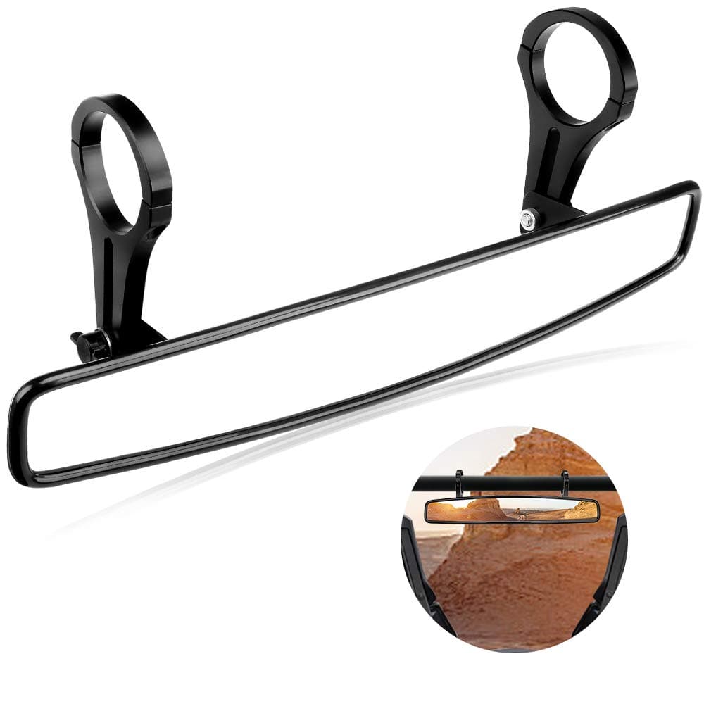 Rear View Mirror with 1.75" Clamps and Convex Design for Polaris RZR – fits Polaris RZR Pro XP (view 8)