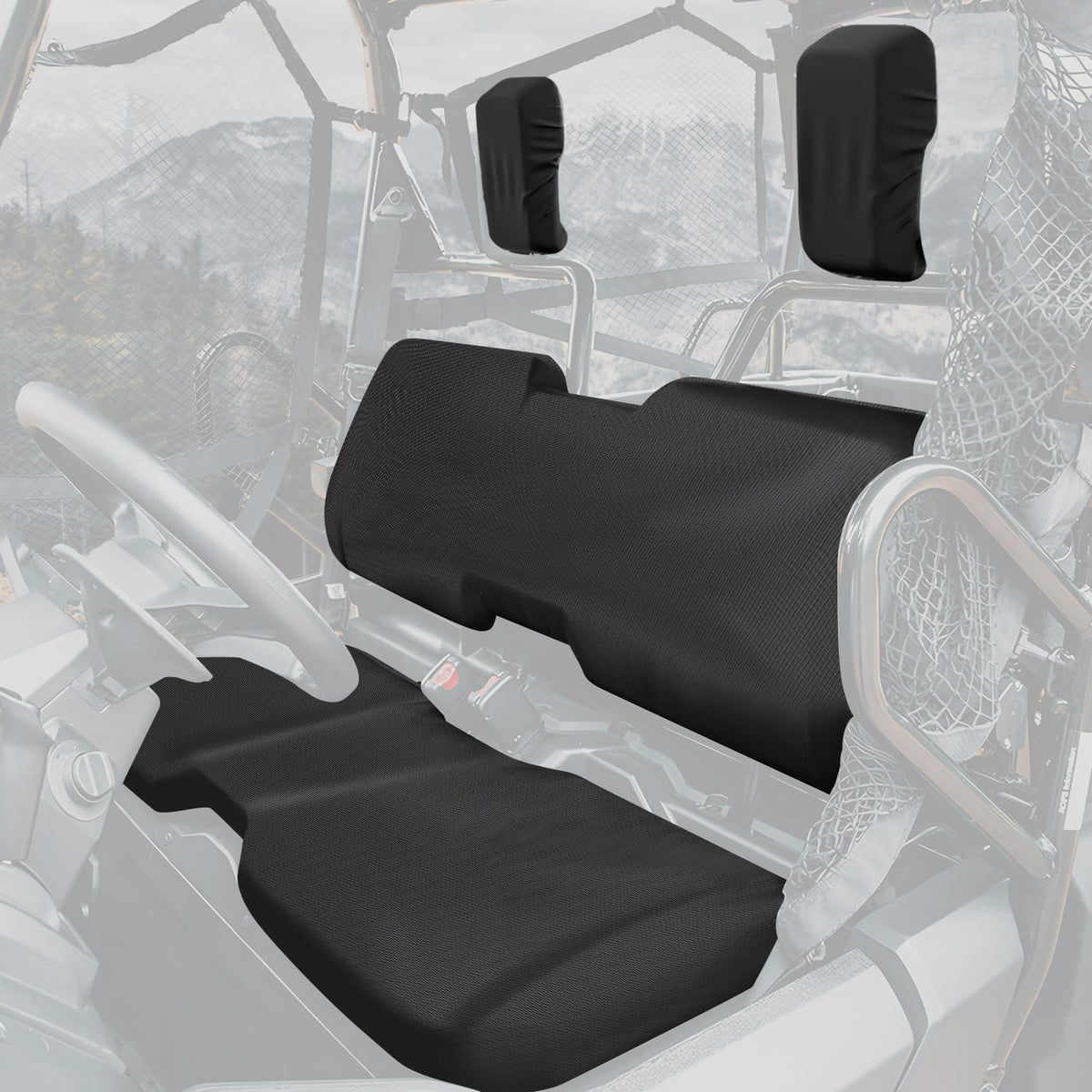 Seat Covers for Pioneer 700 700-4 2014-2024 (Black)
