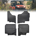 Floor Mats TPE All-Weather Anti-Slip Liners for Pioneer 1000-6 (4 Pcs) – fits Honda Pioneer