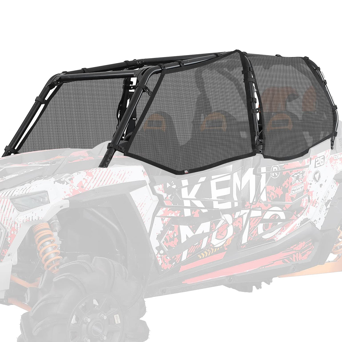 PVC Mesh Window Nets Door Nets for Polaris RZR XP 1000 4 Door 2014-2023 – fits Polaris RZR XP 1000 (2014-2023)